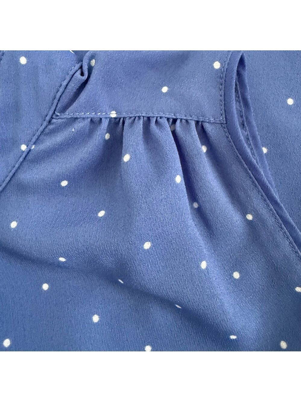 J. Crew Ruffle Trim Popover Top Size 0 - Picture 3 of 6